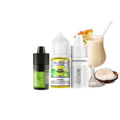 Набор для самозамеса Elfliq Pina Colada (Пина Колада, 50 мг, 30 мл)