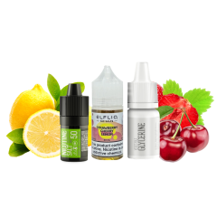 Набор для самозамеса Elfliq Strawberry Cherry Lemon (Клубника Вишня Лимон, 50 мг, 30 мл)