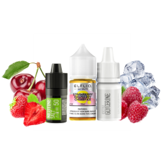 Набор для самозамеса Elfliq Strawberry Raspberry Cherry Ice (Клубника Малина Вишня Лёд, 50 мг, 30 мл)