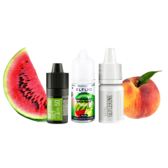 Набор для самозамеса Elfliq Watermelon Sour Peach (Арбуз Кислый Персик, 50 мг, 30 мл)