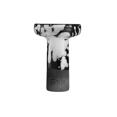 Глиняная чаша Tiaga Drops Black White (Чёрно-белый)