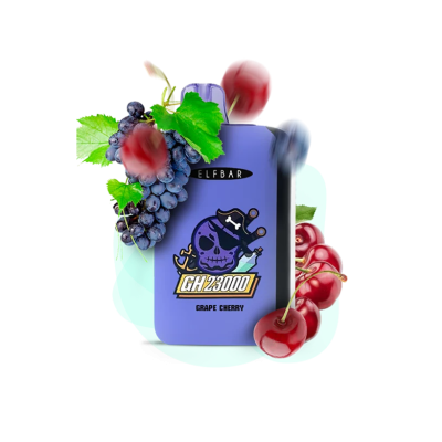 Elf Bar GH 23000 Grape Cherry (Виноград Вишня) Одноразовый POD