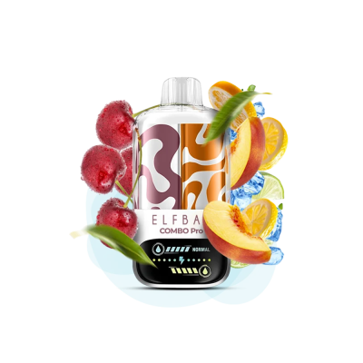 Elf Bar Combo Pro 30000 Cherry & Peach Lemonade (Вишня и Персик Лимонад) Одноразовый POD