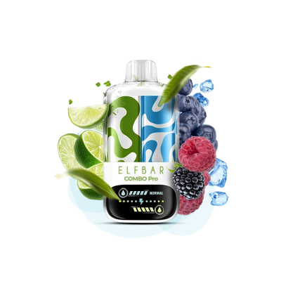 Elf Bar Combo Pro 30000 Lime & Blue Razz (Лайм и Блю Разз) Одноразовый POD