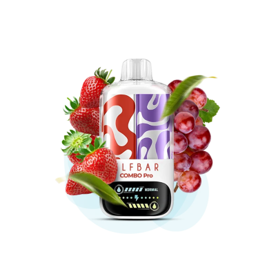 Elf Bar Combo Pro 30000 Strawberry & Grape (Клубника и Виноград) Одноразовый POD