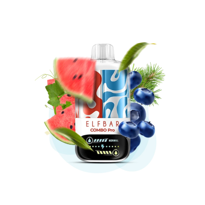 Elf Bar Combo Pro 30000 Watermelon Ice & Blueberry (Арбуз Айс и Черника) Одноразовый POD