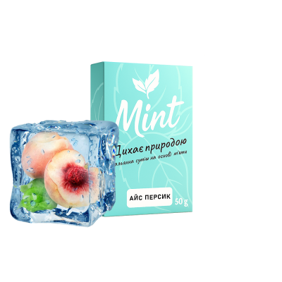 Кальянная смесь Mint Айс Персик (50 г)