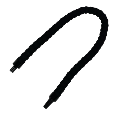 Геймерський шланг для кальяну Black (Чорний), що гнуться.