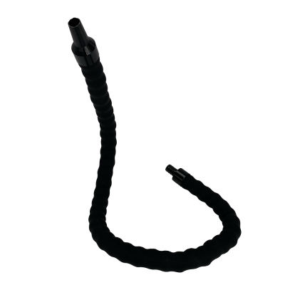 Геймерський шланг для кальяну Black (Чорний), що гнуться.