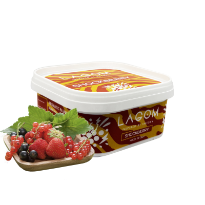 Табак Lagom Main Shockberry (Кислые Ягоды, 250 г)