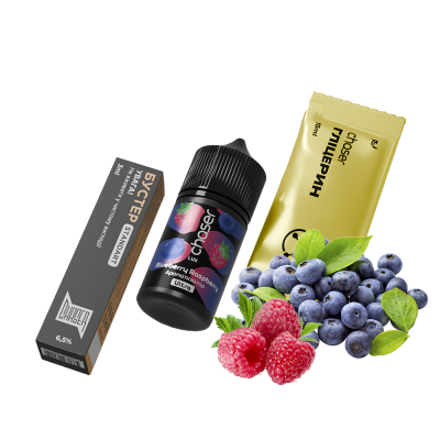 Набір для самозамішування Chaser Lux Blueberry Raspberry Ultra (Чорниця Малина, 65 мг, 30 мл)