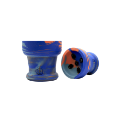 Глиняная чаша Lavart Nedra Alcedo (оранжевый с синим)