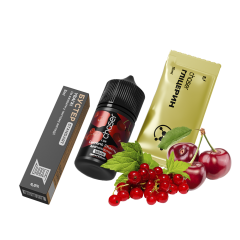 Набор для самозамеса Chaser Lux Currant Cherry Limited (Смородина Вишня, 65 мг, 30 мл)