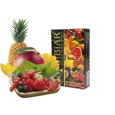 Тютюн Jibiar Tutti Frutti (Тутті Фрутті, 50 г)