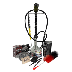 Набор 2x2 Hookah V.1.1 Black - кальян, аксессуары, табак