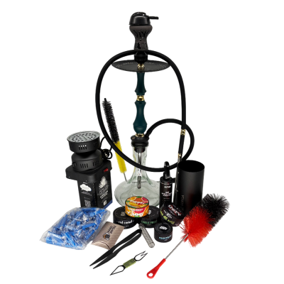 Набор Sunpipe Odin Classic Royal Green - кальян, аксессуары, табак