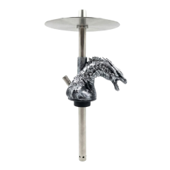 Кальян 2x2 Hookah Dragonborn Black Silver (черно-серебристый, базовый комплект)