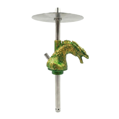 Кальян 2x2 Hookah Dragonborn Green Gold (зелено-золотистый, базовый комплект)