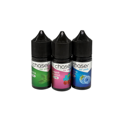 Набор ТОП 3 вкусов жидкости Chaser For Pods (50 мг, 30 мл)