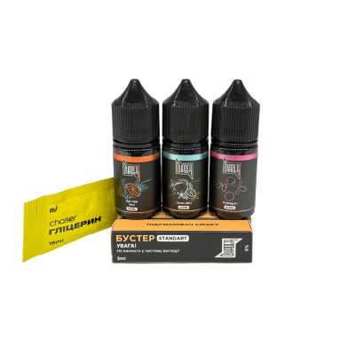 Набор ТОП 3 вкусов самозамесов Chaser Black (50 мг, 30 мл)