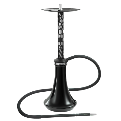 Кальян Embery Mono-H 4.0 Silver-Black (чёрно-серебристый, полный комплект)