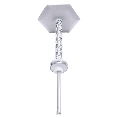 Кальян Embery Mono-H 4.0 Silver Snow (белый, полный комплект)