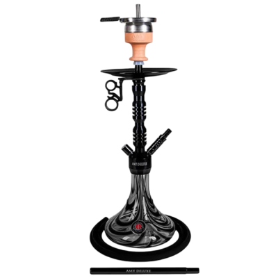 Кальян Amy Deluxe 073.02 Black (черный, полный комплект)
