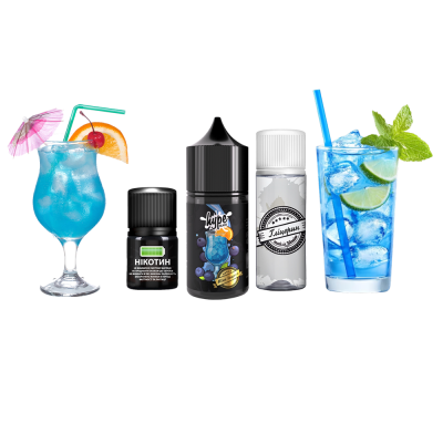 Набор для самозамеса Hype Black Blue Lagoon (Блу Лагун, 50 мг, 30 мл)