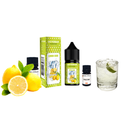 Набор для самозамеса Octobar Fresh & Sour Lemon Soda (Лимонная Сода, 50 мг, 10 мл)