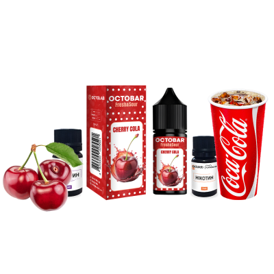 Набор для самозамеса Octobar Fresh & Sour Cherry Cola (Вишнёвая Кола, 50 мг, 30 мл)
