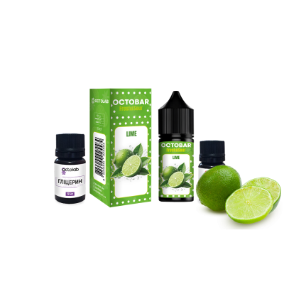Набор для самозамеса Octobar Fresh & Sour HARD Lime (Лайм, 65 мг, 30 мл)
