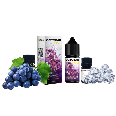 Набор для самозамеса Octobar Prime Grape Ice (Виноград Лёд, 50 мг, 30 мл)