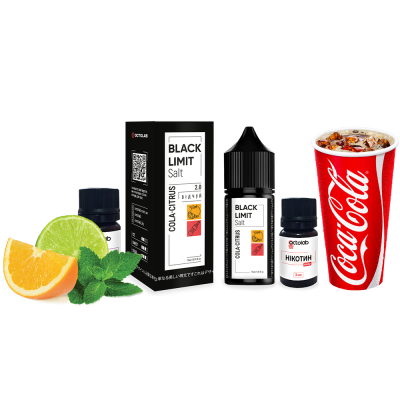 Набор для самозамеса Black Limit Salt HARD Cola Citrus (Кола Цитрус, 65 мг, 30 мл)