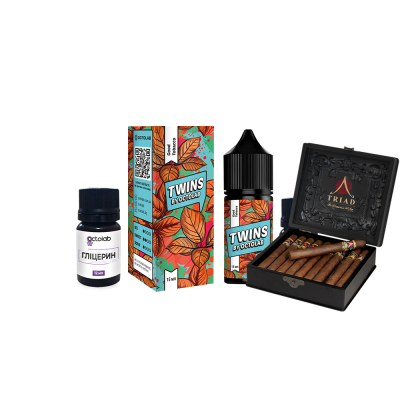 Набор для самозамеса Twins HARD Good Tobacco (Табак, 65 мг, 30 мл)