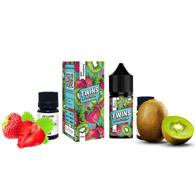 Набор для самозамеса Twins HARD Kiwi Strawberry (Киви Клубника, 65 мг, 30 мл)