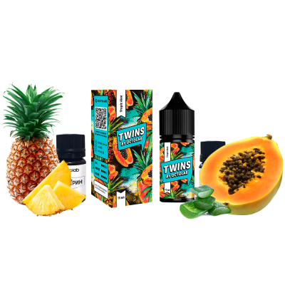 Набор для самозамеса Twins HARD Tropic Aloe (Ананас Папайя Алоэ, 65 мг, 30 мл)