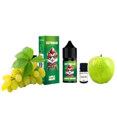 Набор для самозамеса Octobar NFT Apple Grape (Яблоко Виноград, 50 мг, 10 мл)