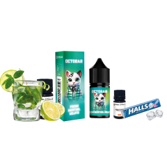 Набор для самозамеса Octobar NFT Fresh Menthol Mojito (Ментол Мохито, 50 мг, 10 мл)