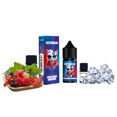 Набор для самозамеса Octobar NFT Iced Sour Berries (Кислые Ягоды Лёд, 50 мг, 10 мл)