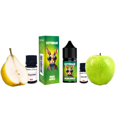 Набор для самозамеса Octobar NFT Pear Apple (Груша Яблоко, 50 мг, 10 мл)