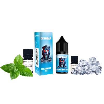Набор для самозамеса Octobar NFT Polar Mint Ice (Мята Лёд, 50 мг, 10 мл)