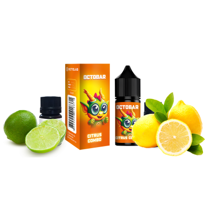 Набор для самозамеса Octobar NFT Citrus Combo (Цитрусовый Микс, 50 мг, 30 мл)