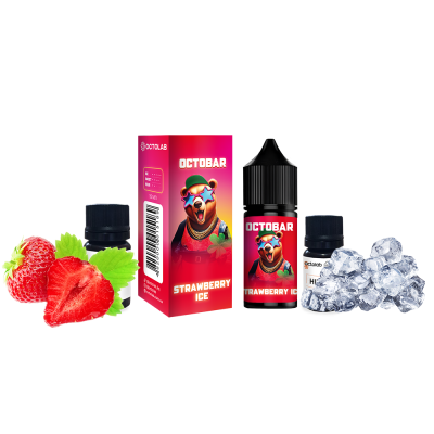 Набор для самозамеса Octobar NFT Strawberry Ice (Клубника Лёд, 50 мг, 30 мл)