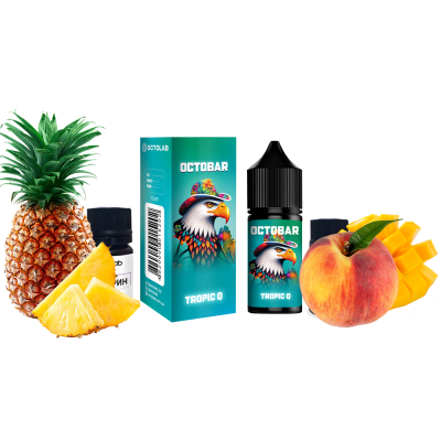 Набор для самозамеса Octobar NFT Tropic Q (Ананас Манго Персик, 50 мг, 30 мл)