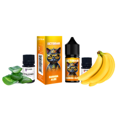 Набор для самозамеса Octobar NFT HARD Banana Aloe (Банан Алоэ, 65 мг, 30 мл)