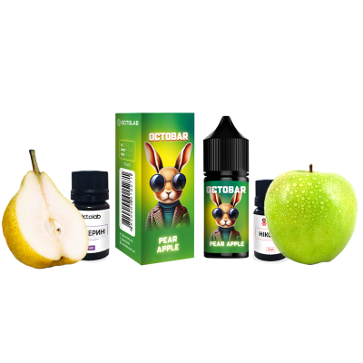 Набор для самозамеса Octobar NFT HARD Pear Apple (Груша Яблоко, 65 мг, 30 мл)