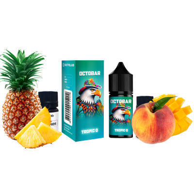 Набор для самозамеса Octobar NFT HARD Tropic Q (Ананас Манго Персик, 65 мг, 30 мл)