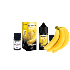 Набор для самозамеса Octobar Strong Banana (Банан, 50 мг, 30 мл) Набор для самозамеса Octobar Strong Banana (Банан, 50 мг, 30 мл)
