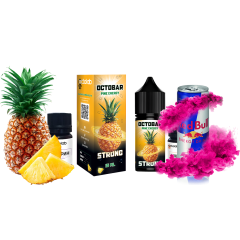 Набор для самозамеса Octobar Strong Pine Energy (Ананас Энергетик, 50 мг, 30 мл)