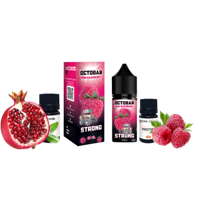 Набор для самозамеса Octobar Strong Pom Raspberry (Гранат Малина, 50 мг, 30 мл)